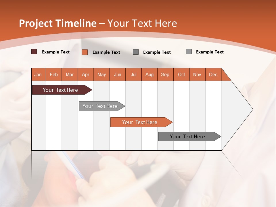 Interior Detail Of Crown Molding On Beams PowerPoint Template