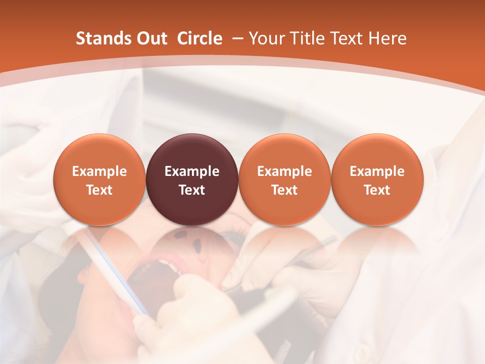 Interior Detail Of Crown Molding On Beams PowerPoint Template