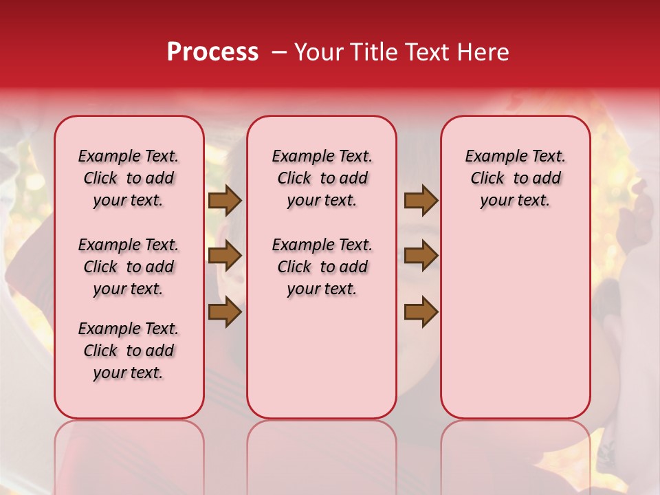 Four Smiling Children In Huddle On Autumn Day With Boy Prominent PowerPoint Template