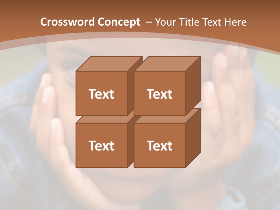 Boy Wondering PowerPoint Template