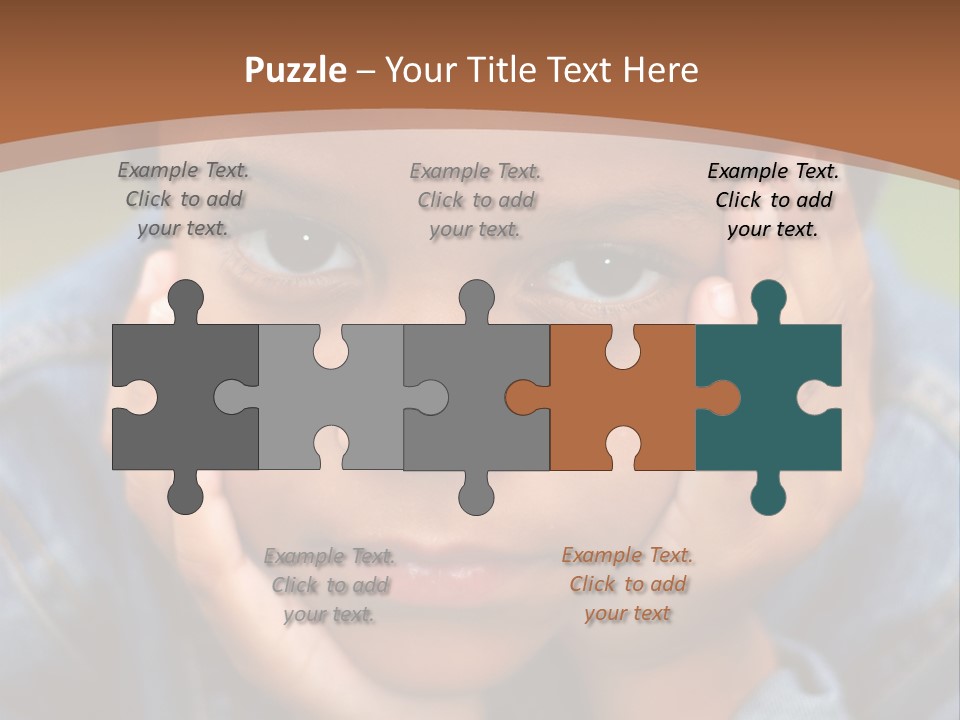 Boy Wondering PowerPoint Template