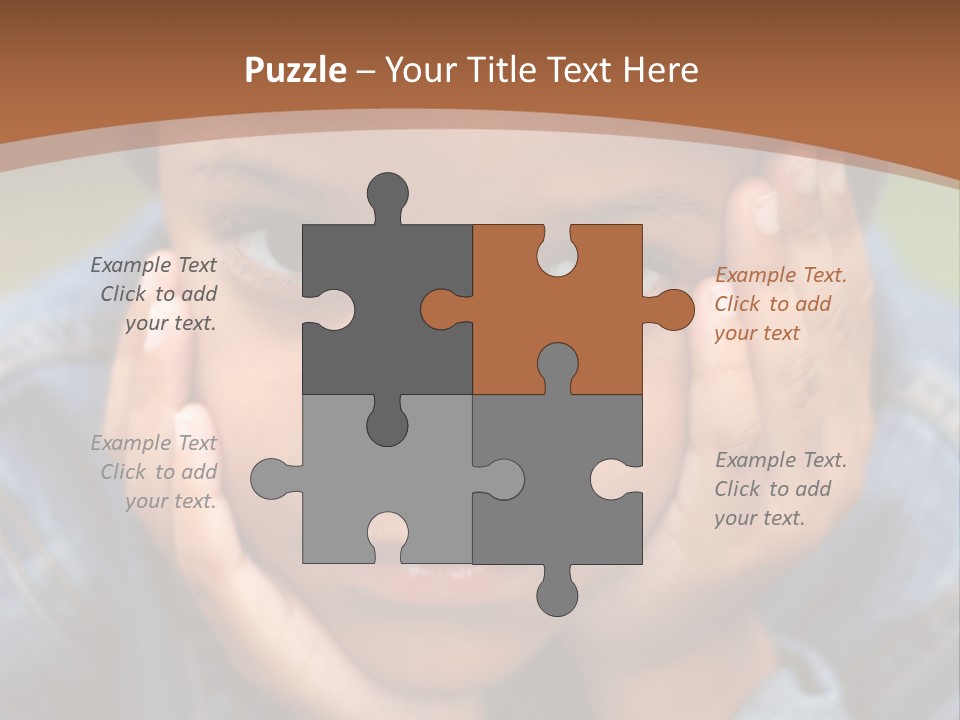 Boy Wondering PowerPoint Template