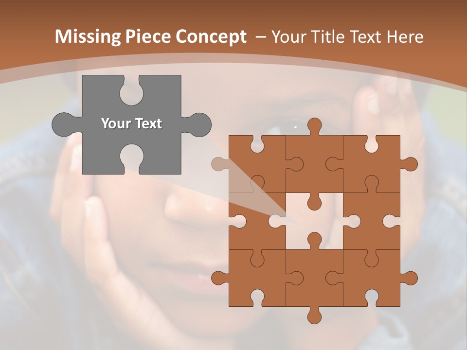 Boy Wondering PowerPoint Template