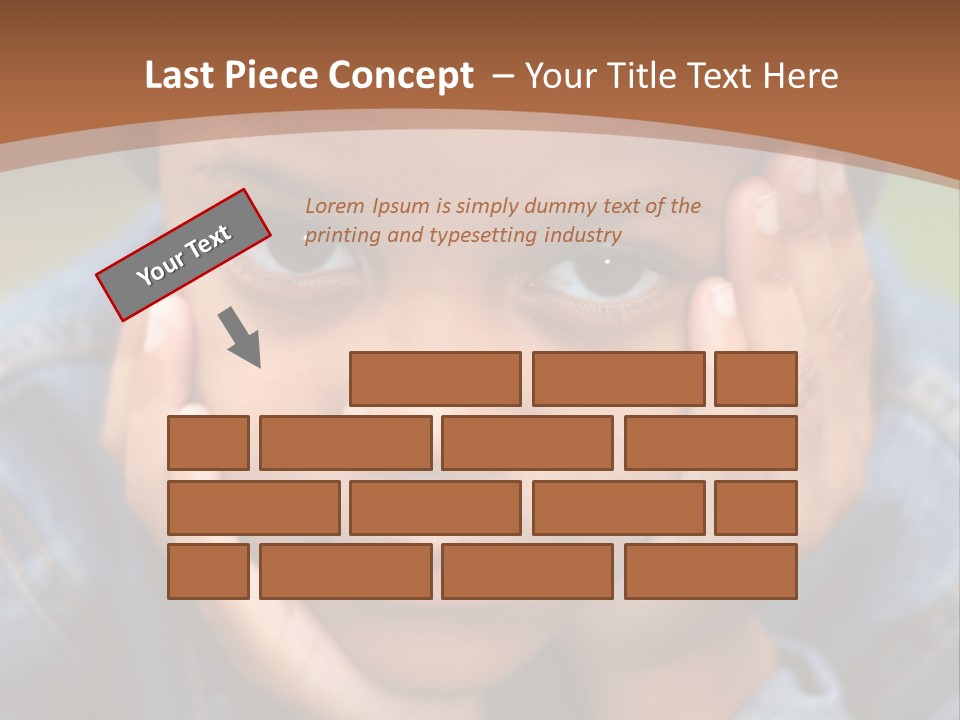 Boy Wondering PowerPoint Template