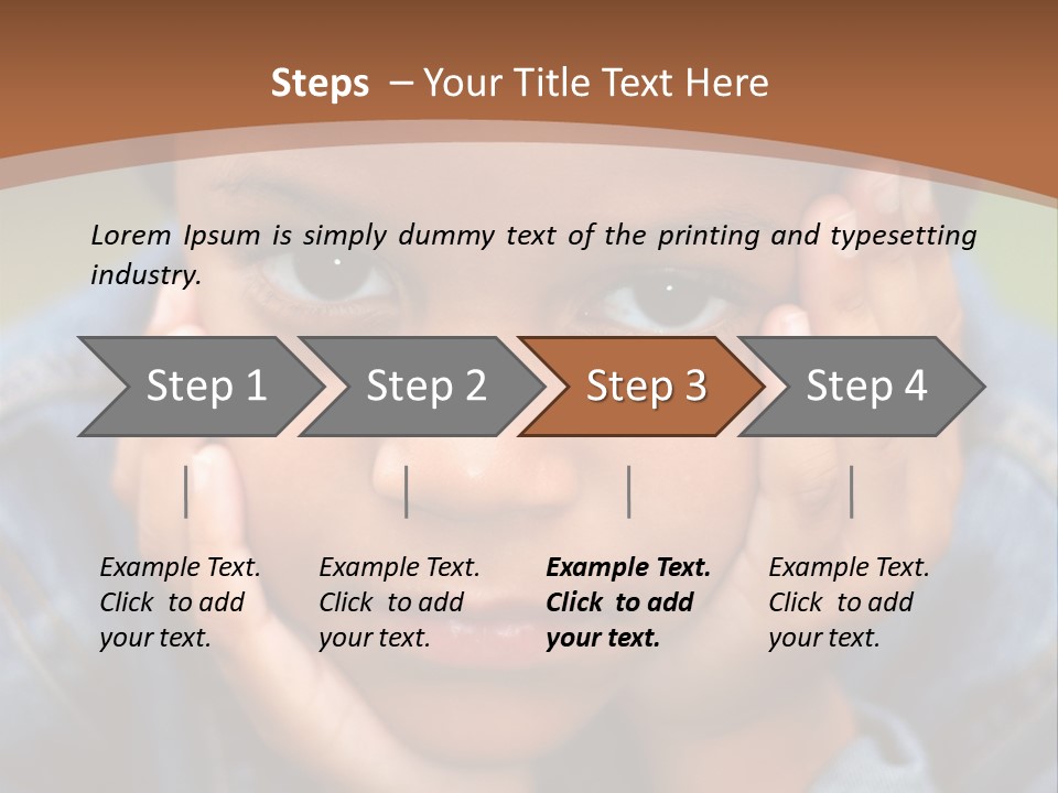 Boy Wondering PowerPoint Template