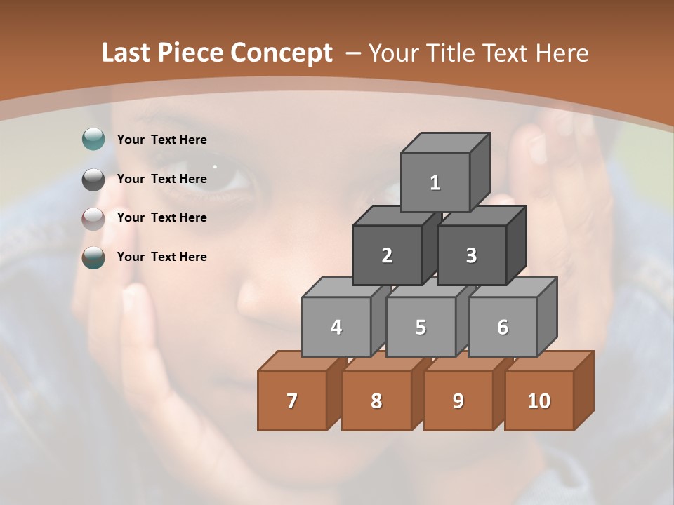 Boy Wondering PowerPoint Template