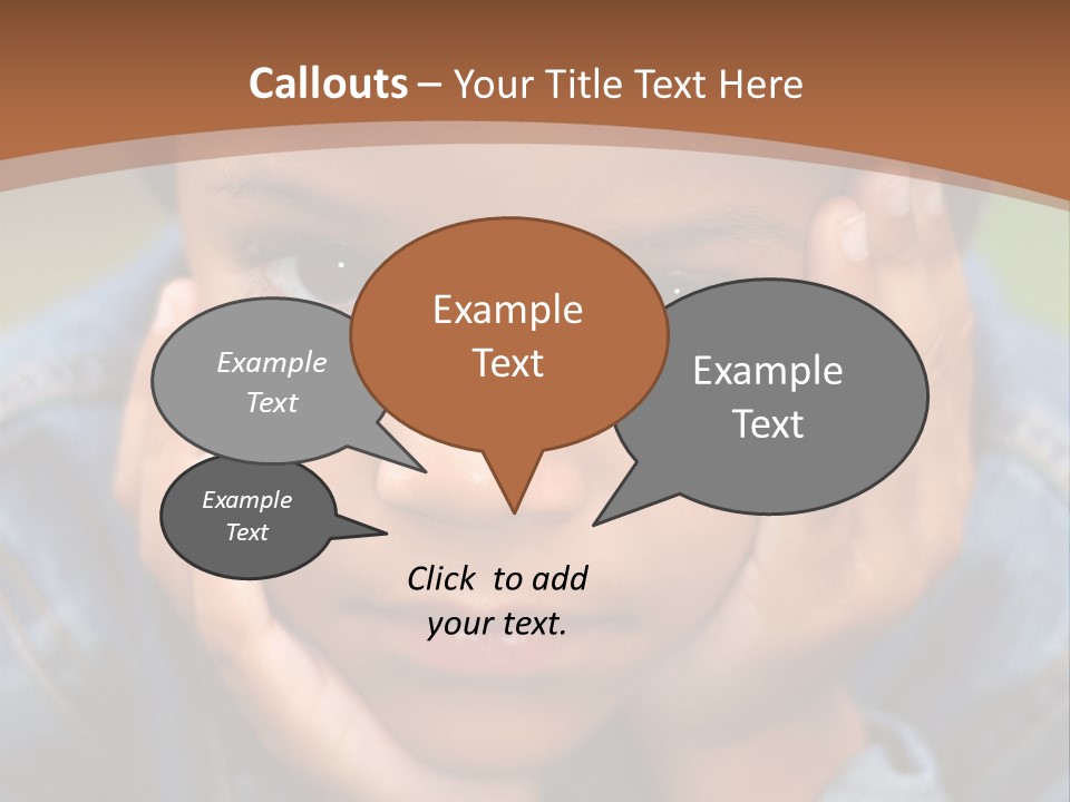 Boy Wondering PowerPoint Template