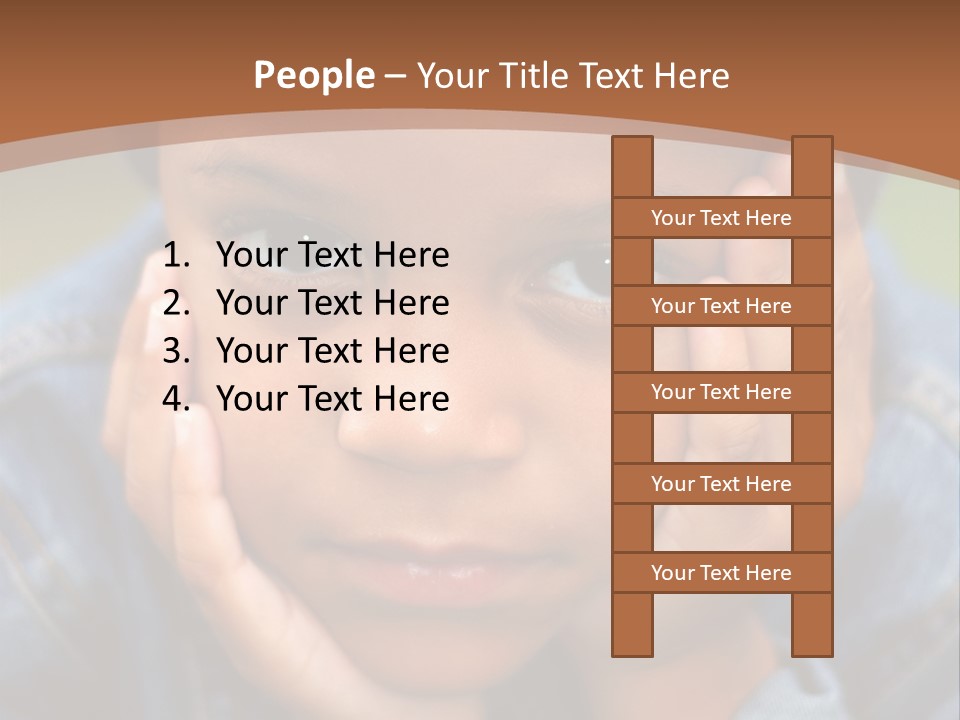 Boy Wondering PowerPoint Template