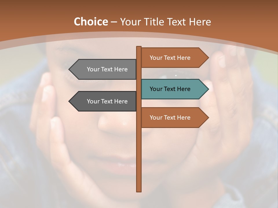 Boy Wondering PowerPoint Template