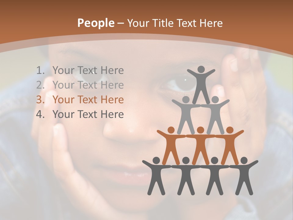 Boy Wondering PowerPoint Template