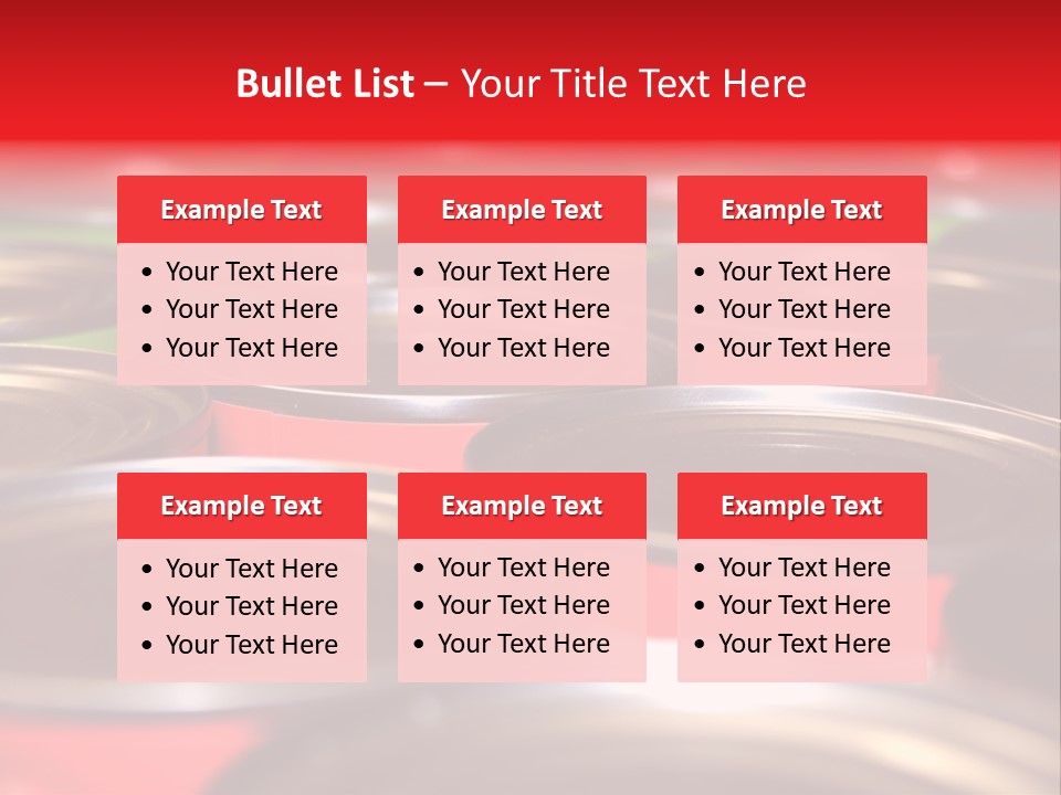 Food Cans For Charity Close Up Shot PowerPoint Template
