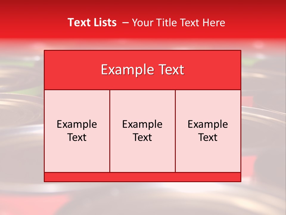 Food Cans For Charity Close Up Shot PowerPoint Template