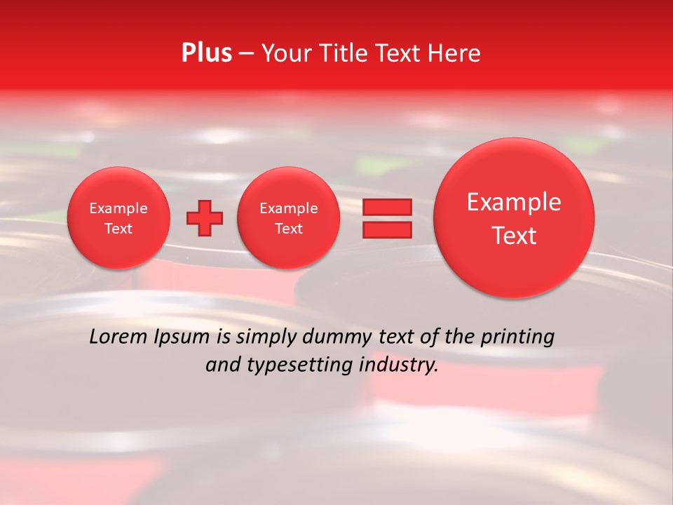 Food Cans For Charity Close Up Shot PowerPoint Template