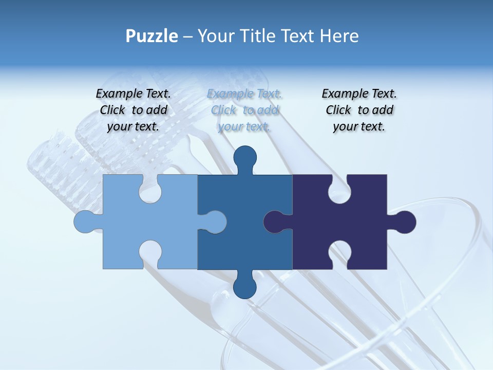 Photo Of Various Toothbrushes In A Glass - Oral Hygiene PowerPoint Template