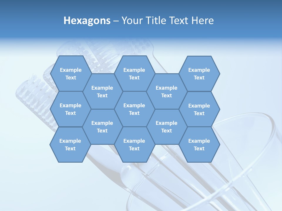 Photo Of Various Toothbrushes In A Glass - Oral Hygiene PowerPoint Template