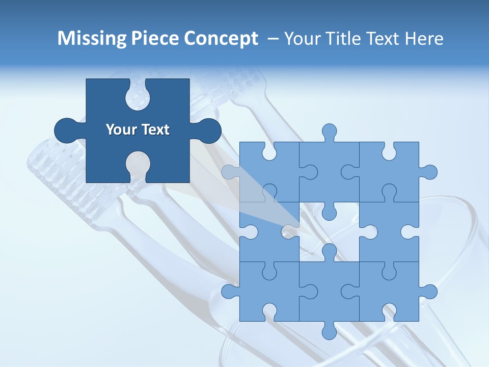 Photo Of Various Toothbrushes In A Glass - Oral Hygiene PowerPoint Template