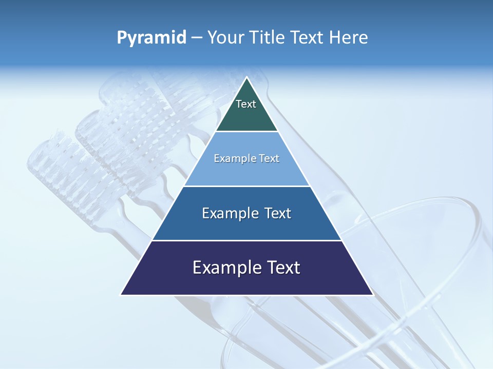 Photo Of Various Toothbrushes In A Glass - Oral Hygiene PowerPoint Template