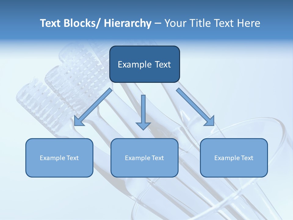 Photo Of Various Toothbrushes In A Glass - Oral Hygiene PowerPoint Template
