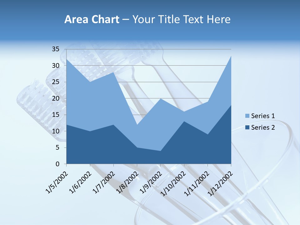 Photo Of Various Toothbrushes In A Glass - Oral Hygiene PowerPoint Template