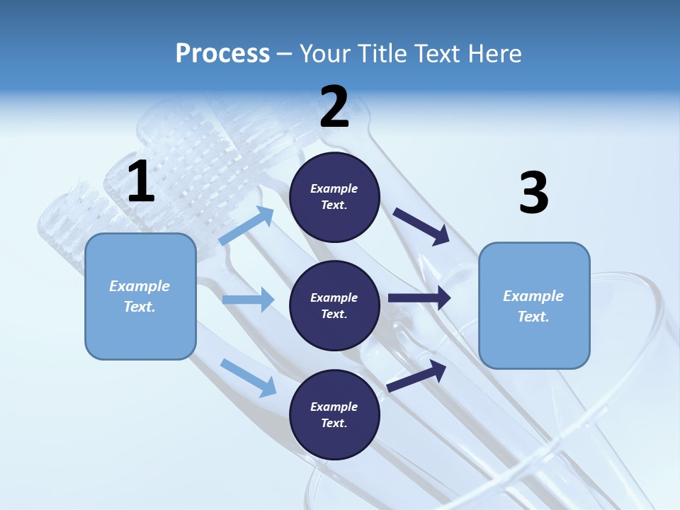Photo Of Various Toothbrushes In A Glass - Oral Hygiene PowerPoint Template