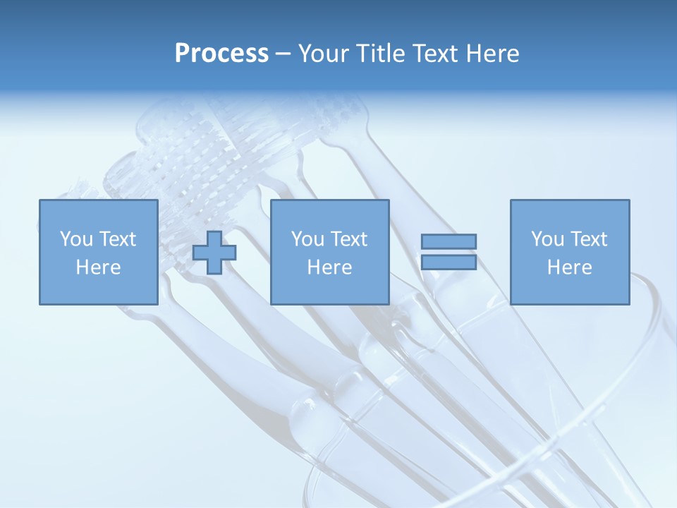 Photo Of Various Toothbrushes In A Glass - Oral Hygiene PowerPoint Template