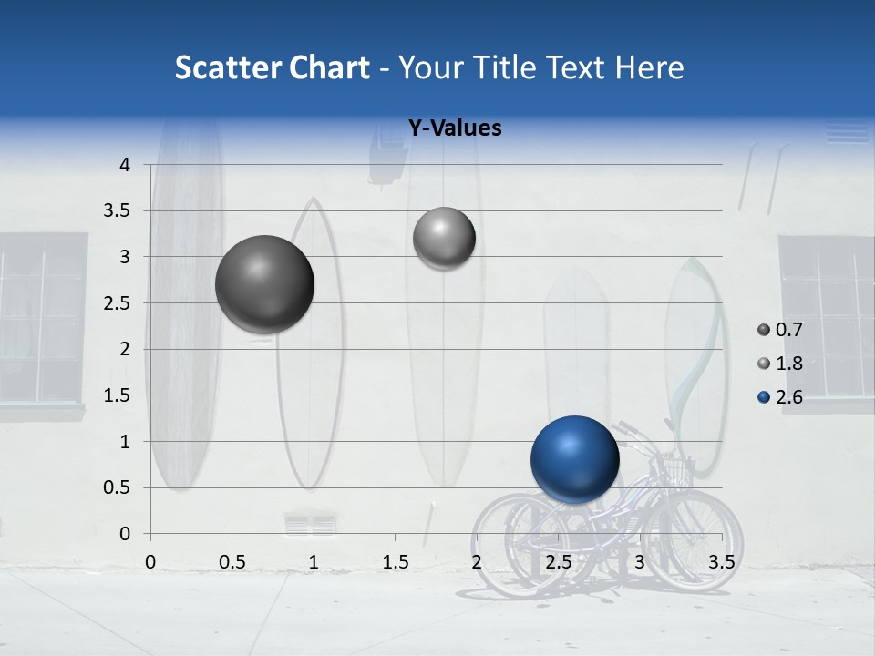 Bicycle At Surf Shop PowerPoint Template