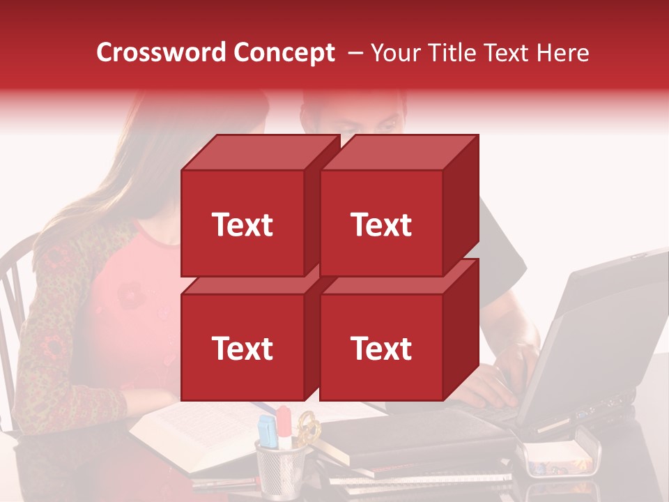 Old Grung White Brick Wall And Moss PowerPoint Template