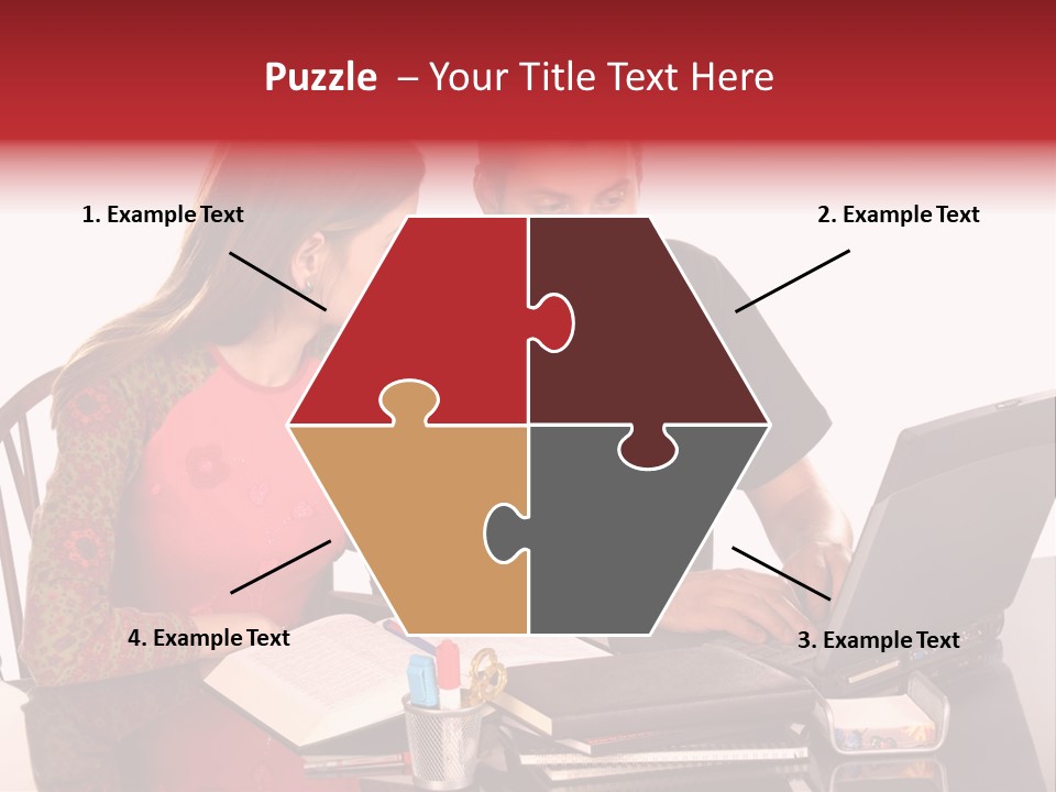 Old Grung White Brick Wall And Moss PowerPoint Template