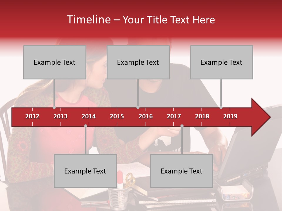 Old Grung White Brick Wall And Moss PowerPoint Template