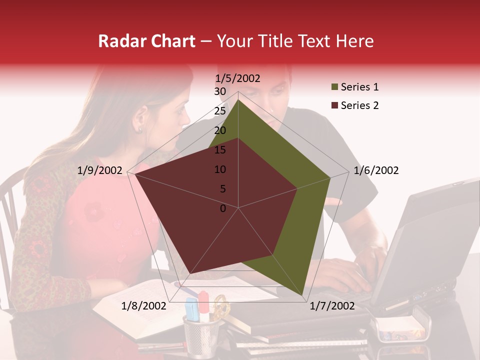 Old Grung White Brick Wall And Moss PowerPoint Template