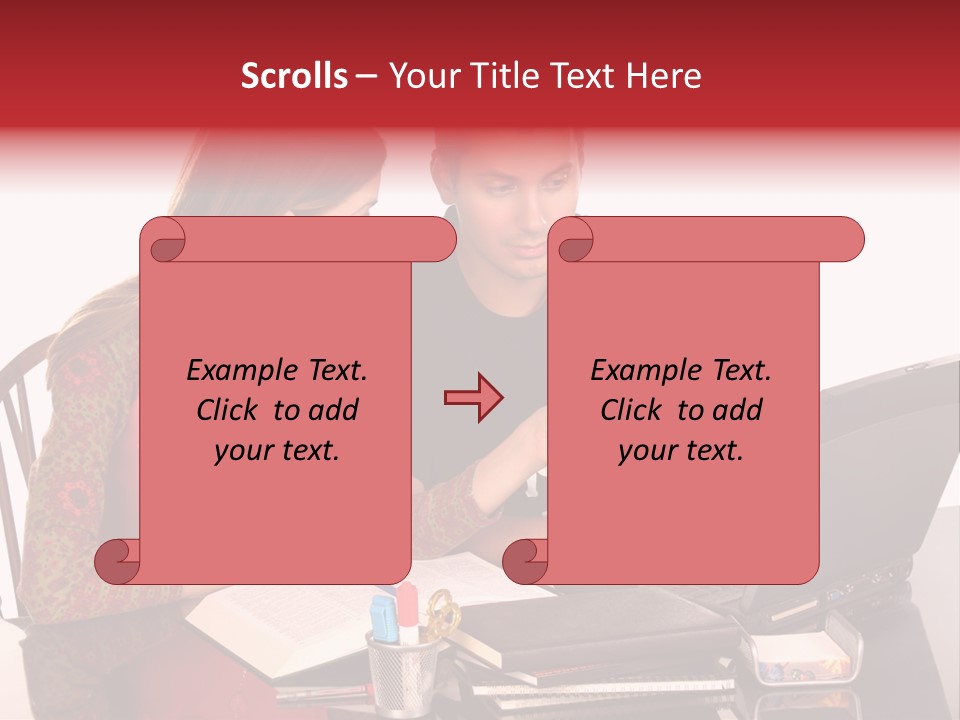 Old Grung White Brick Wall And Moss PowerPoint Template