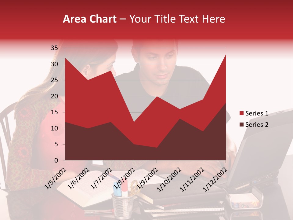 Old Grung White Brick Wall And Moss PowerPoint Template