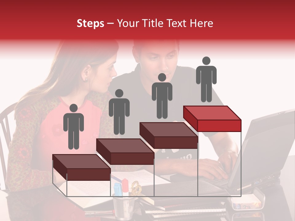 Old Grung White Brick Wall And Moss PowerPoint Template