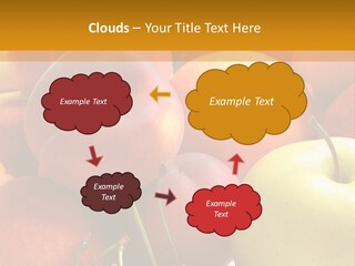 Young Woman Shouting At Another Woman Through A Megaphone PowerPoint Template