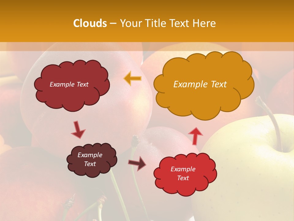 Young Woman Shouting At Another Woman Through A Megaphone PowerPoint Template