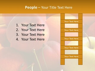 Young Woman Shouting At Another Woman Through A Megaphone PowerPoint Template