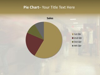 School Hallway 4 PowerPoint Template