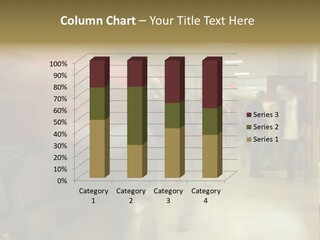 School Hallway 4 PowerPoint Template