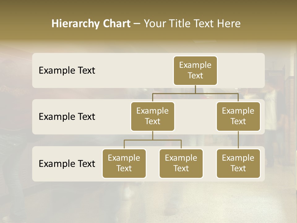 School Hallway 4 PowerPoint Template