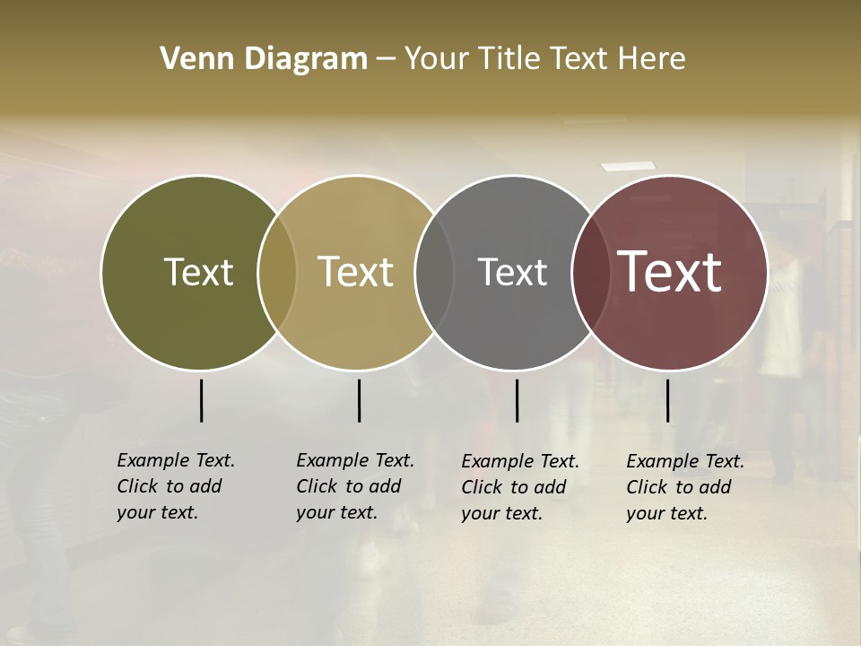 School Hallway 4 PowerPoint Template