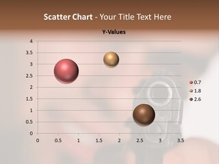 Man Aiming At Spectator With Gun PowerPoint Template