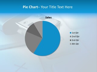 Closeup Of Usb Memory Stick Focused Of Usb Connector PowerPoint Template