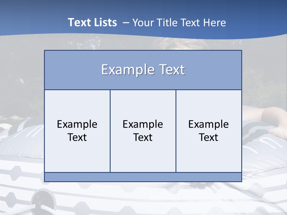 Two Young Children Having Fun Playing In The River During A Hot Summer Day PowerPoint Template