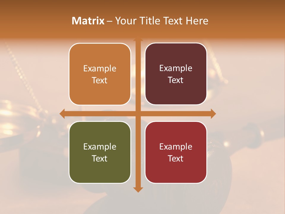 Gavel And Sound Block Close Up, Shallow Dof PowerPoint Template