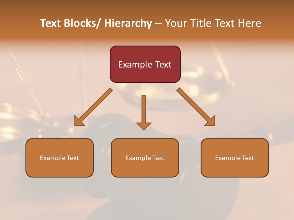 Gavel And Sound Block Close Up, Shallow Dof PowerPoint Template