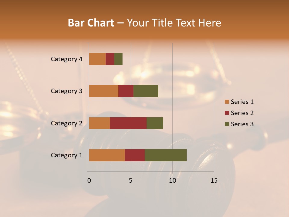 Gavel And Sound Block Close Up, Shallow Dof PowerPoint Template