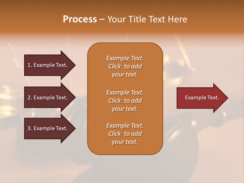 Gavel And Sound Block Close Up, Shallow Dof PowerPoint Template