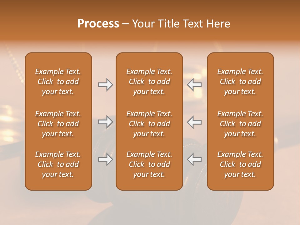 Gavel And Sound Block Close Up, Shallow Dof PowerPoint Template