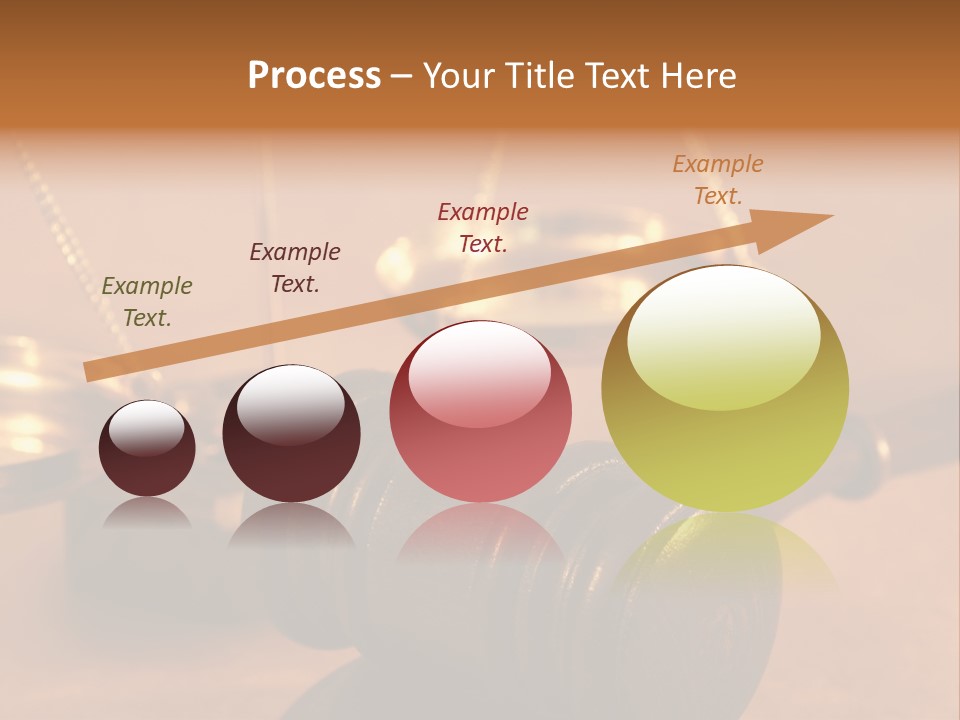 Gavel And Sound Block Close Up, Shallow Dof PowerPoint Template