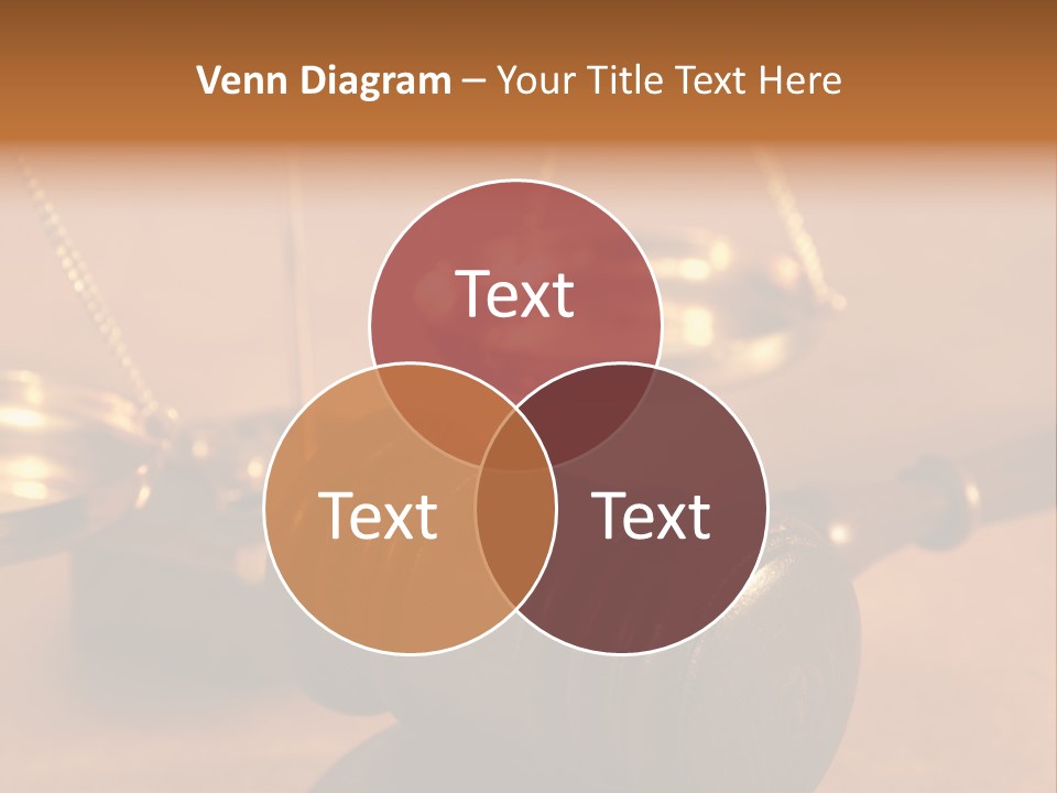 Gavel And Sound Block Close Up, Shallow Dof PowerPoint Template